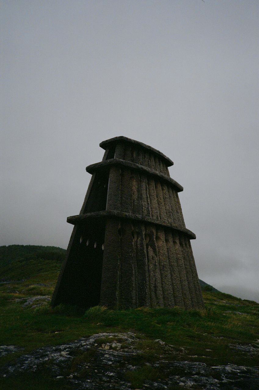 Tower-like structure in a rural setting